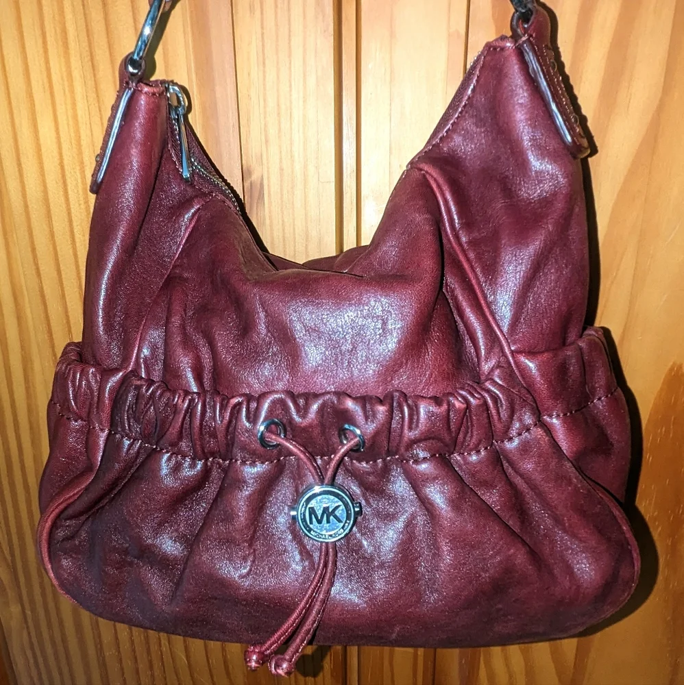 Michael Kors Merlot hobo shoulder bag